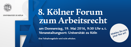 Anzeige Küttner Rechtsanwälte zum 8. Kölner Forum zum Arbeitsrecht.