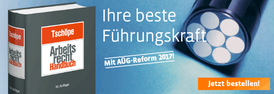 Tschöpe: Arbeitsrecht Handbuch. 10. Auflage. Jetzt bestellen!